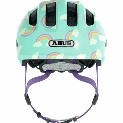 ABUS Fahrradhelme|Radsport<· SMILEY 3.0 LED blue rainbow