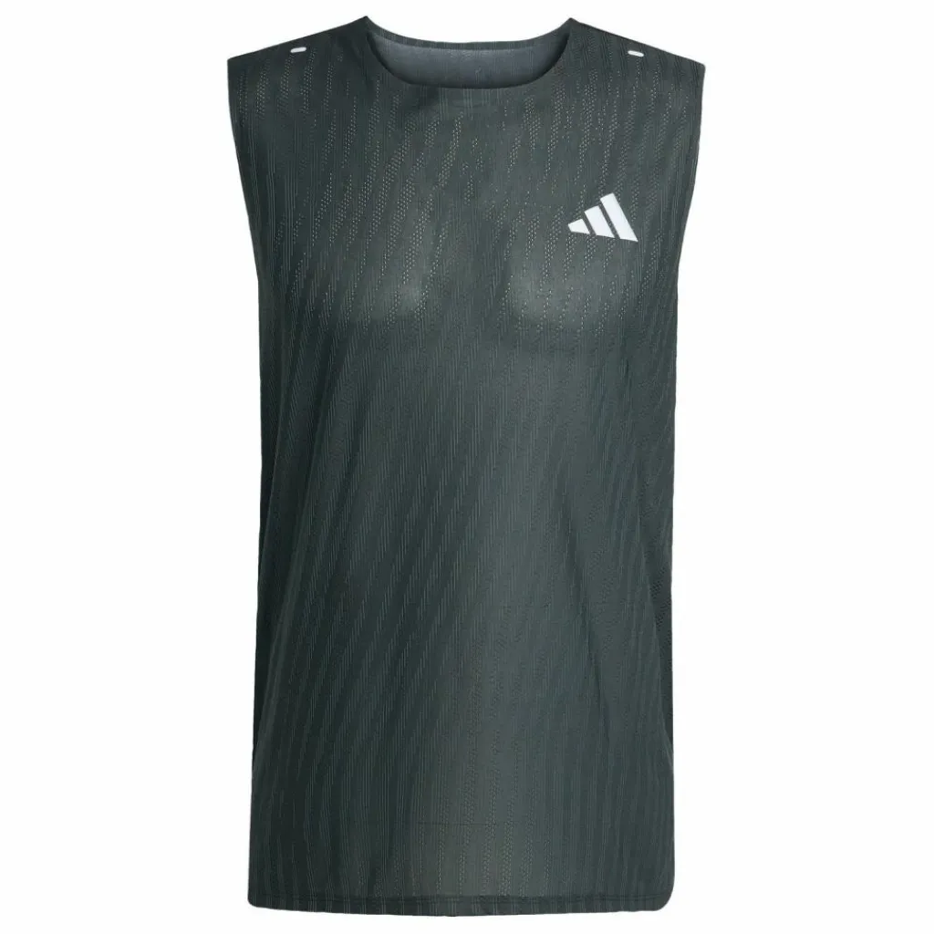 adidas Tops & Tanks<· Adi365 Running CLIMACOOL+ Tanktop Black / Grey Six