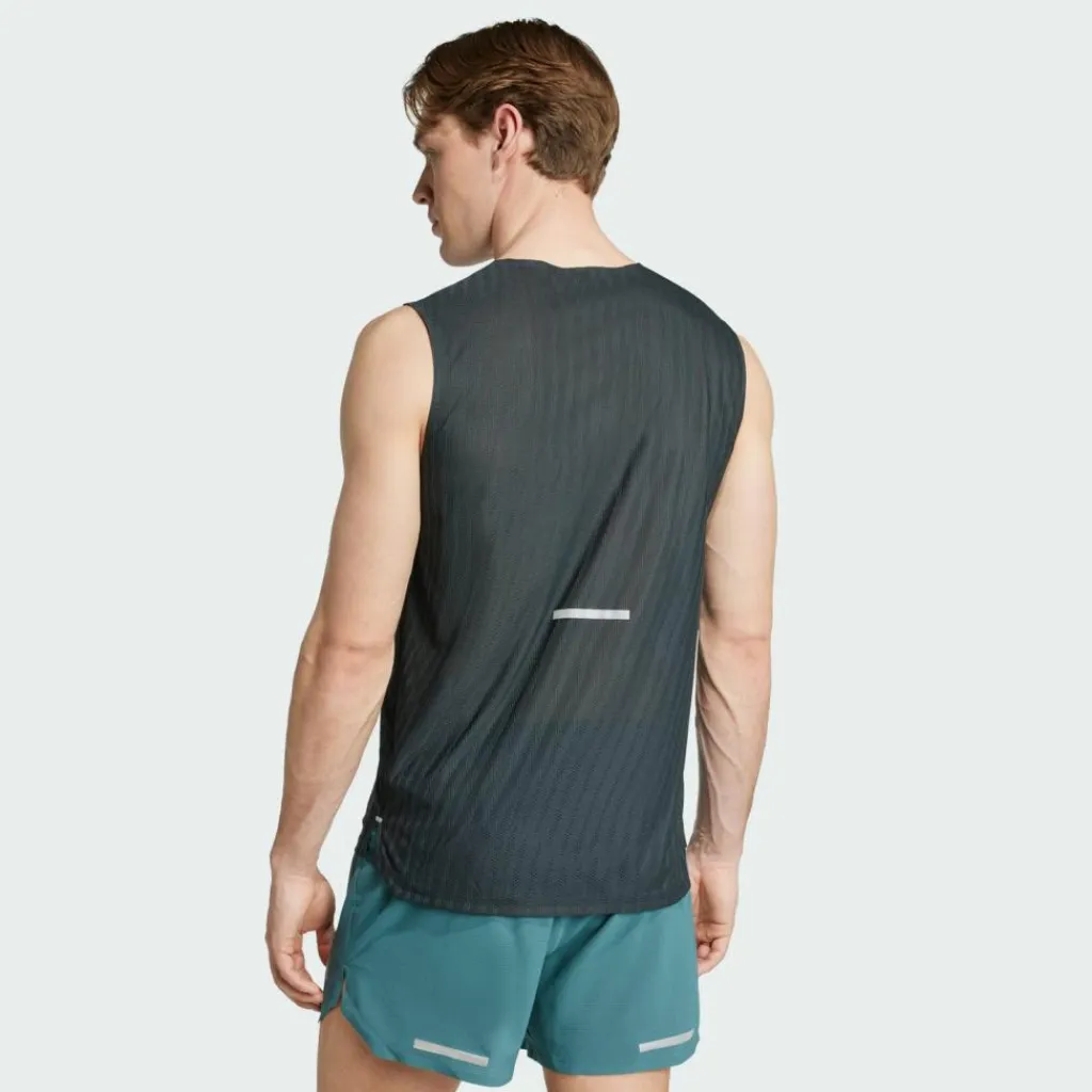 adidas Tops & Tanks<· Adi365 Running CLIMACOOL+ Tanktop Black / Grey Six