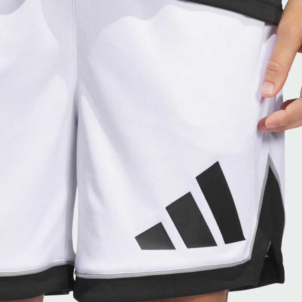 adidas Basketball|Basketball<· Basketball Badge of Sport Shorts White / Black