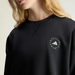 adidas Pullover & Sweats<· by Stella McCartney Sweatshirt, Black