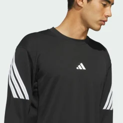 adidas Basketball|Basketball<· CRAZY LITE LONGSLEEVE Black