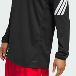 adidas Basketball|Basketball<· CRAZY LITE LONGSLEEVE Black
