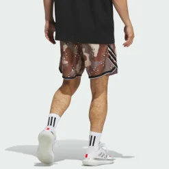adidas Basketball|Basketball<· Crazy Lite AOP Short Trace Brown