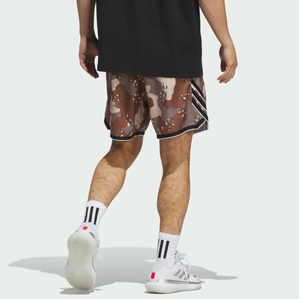 adidas Basketball|Basketball<· Crazy Lite AOP Short Trace Brown