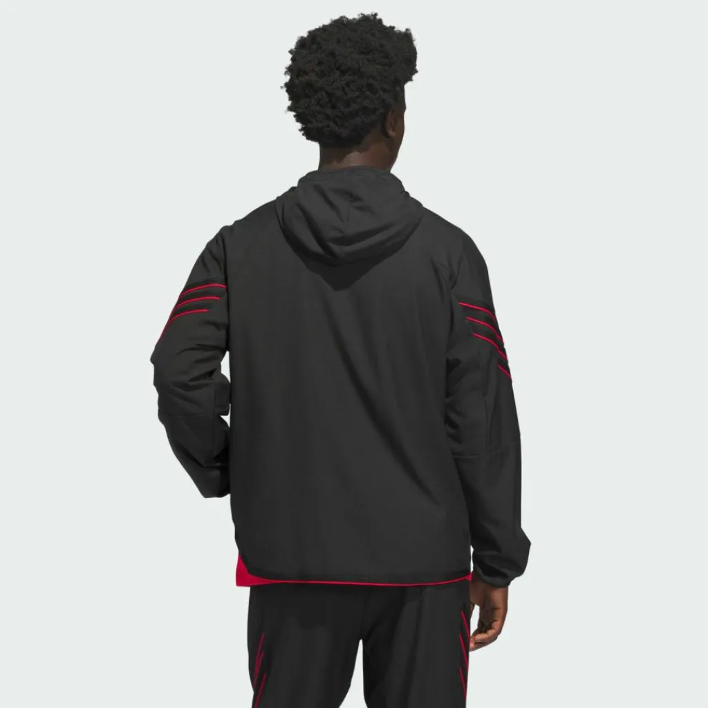 adidas Basketball|Basketball<· Crazy Lite Jacke Black / Pure Ruby