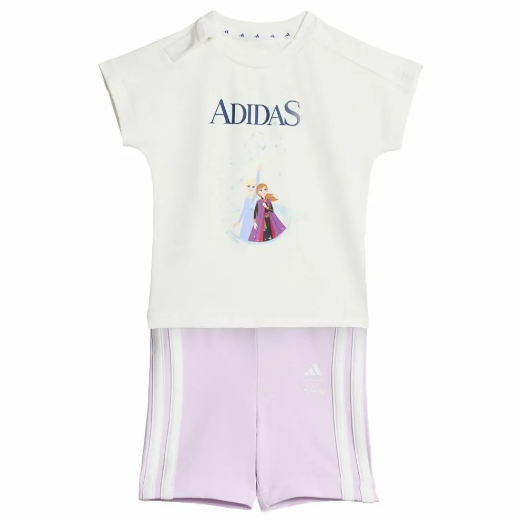 adidas Trainingsanzüge<· DISNEY DIE EISKÖNIGIN T-SHIRT SET White / Dark Blue