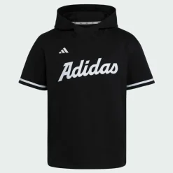 adidas Pullover & Sweats|Pullover & Sweats<· Dugout kurzärmliger Hoodie Black