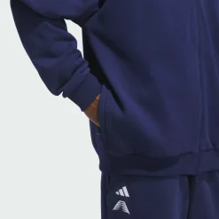 adidas Basketball|Basketball<· FARM SACCOSH KAPUZENJACKE Dark Blue
