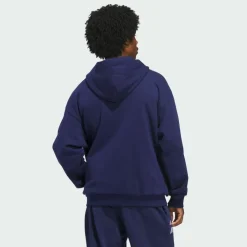 adidas Basketball|Basketball<· FARM SACCOSH KAPUZENJACKE Dark Blue