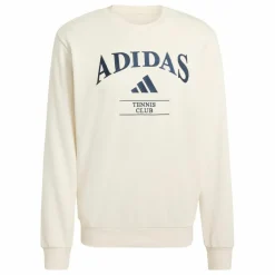 adidas Tennis<· Heritage Grafik Sweatshirt Chalk White / Dark Blue
