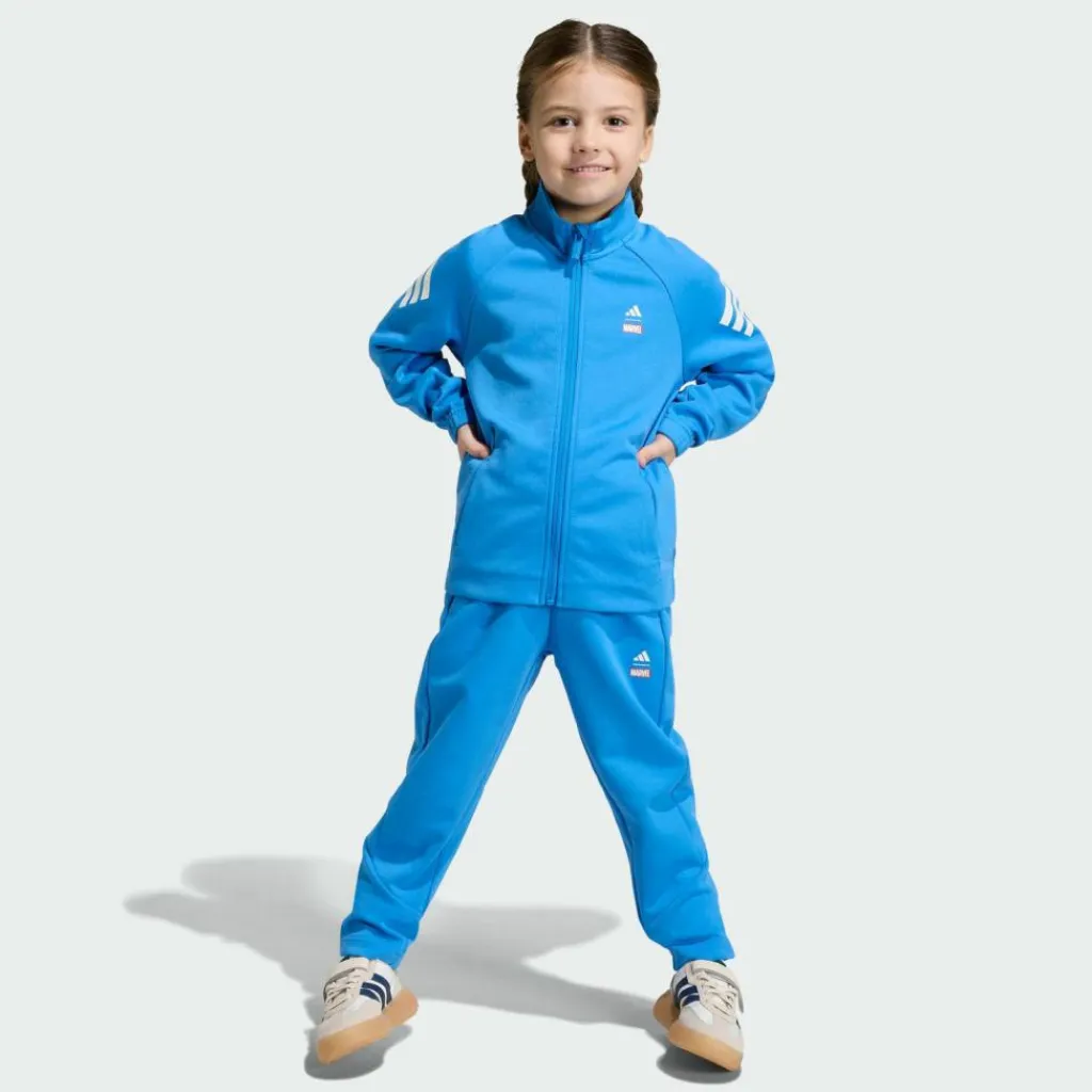 adidas Trainingsanzüge<· MARVEL AVENGERS TRAININGSANZUG Ray Blue / Off White