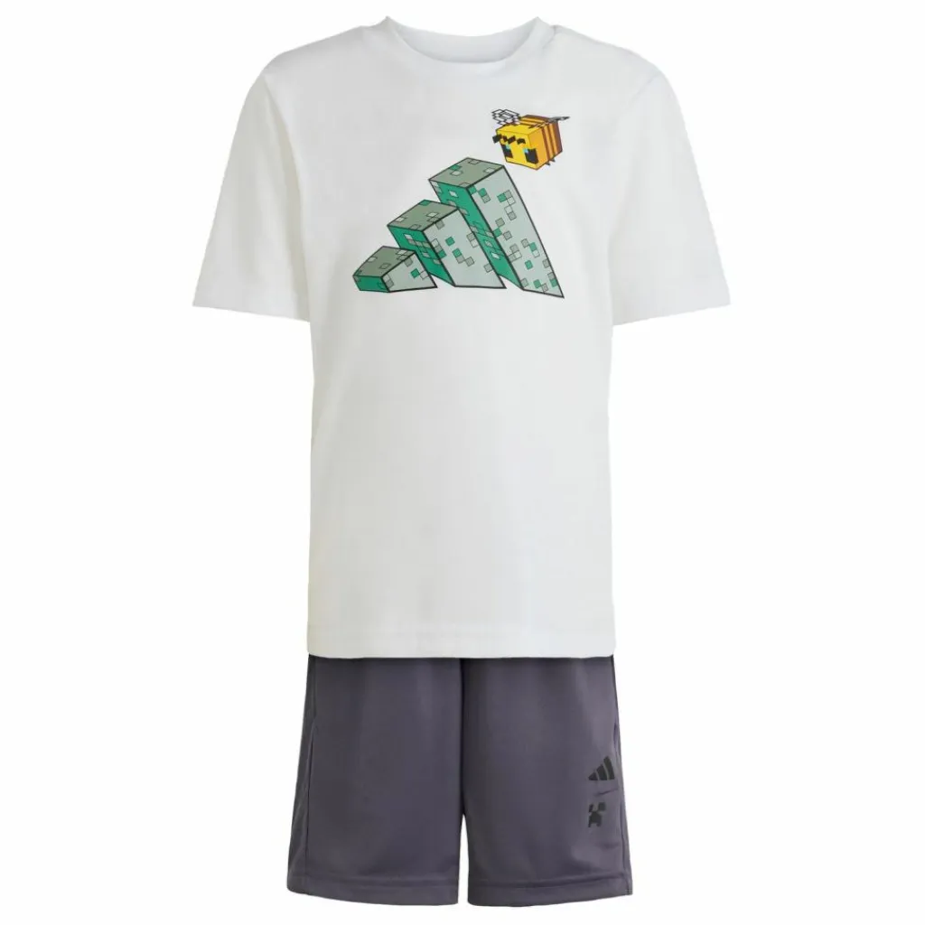 adidas Trainingsanzüge<· MINECRAFT TRAINING SOMMER-SET, White