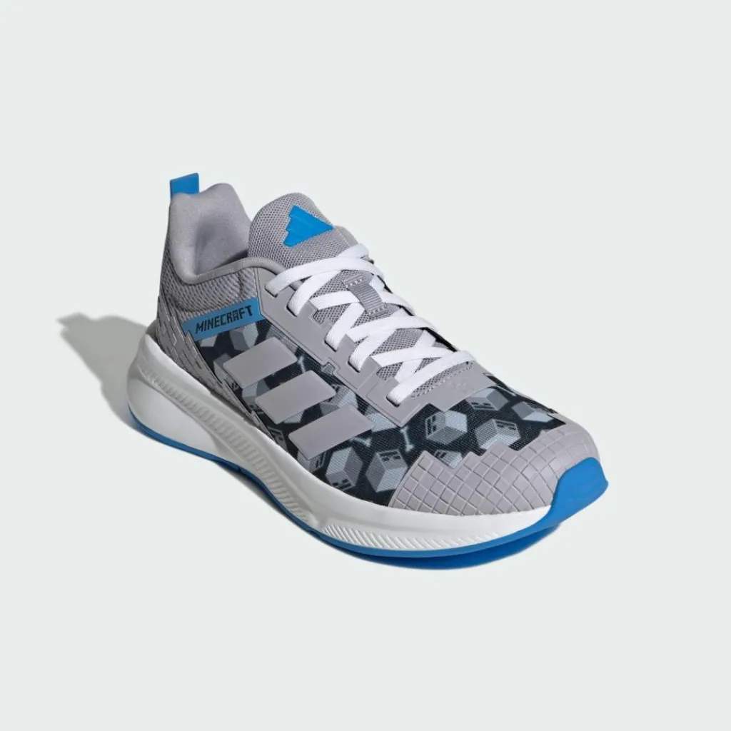 adidas Sneaker<· MINECRAFT FORTARUN 4.0 SCHUHE Glory Grey / Glory Grey / Lucid Ray Blue