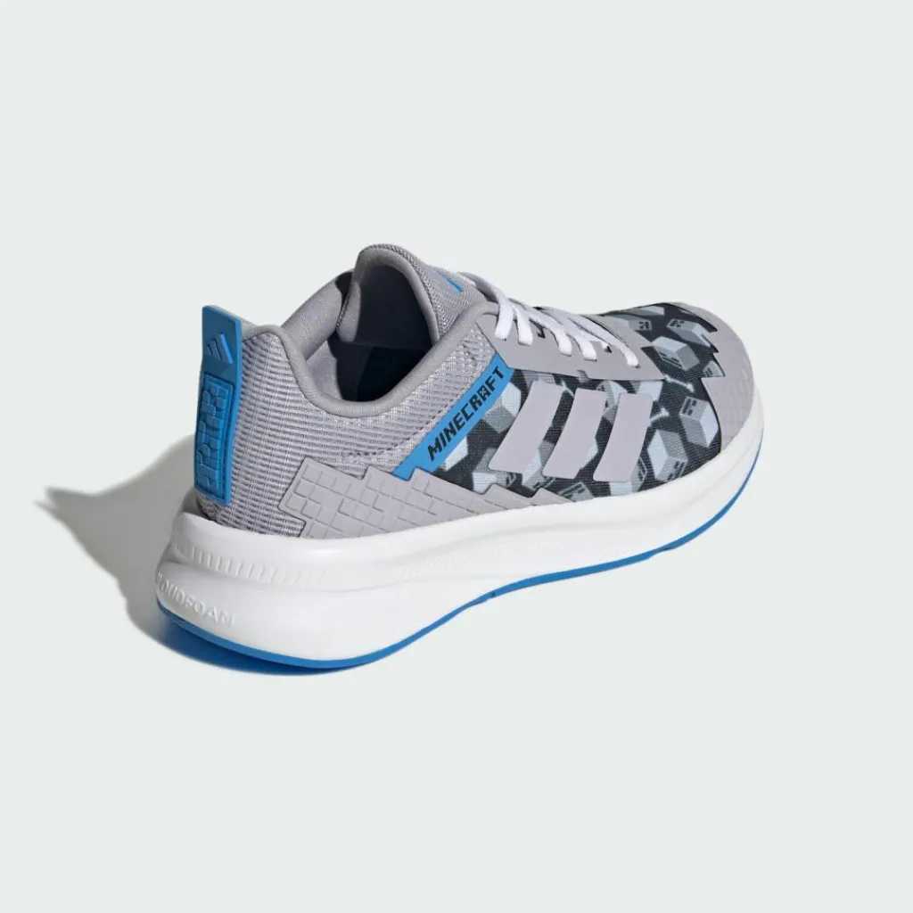 adidas Sneaker<· MINECRAFT FORTARUN 4.0 SCHUHE Glory Grey / Glory Grey / Lucid Ray Blue