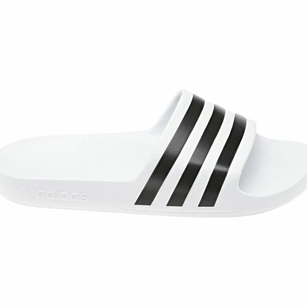 adidas Streetwear|Streetwear<· ADILETTE AQUA ftwwht-cblack-ftwwht