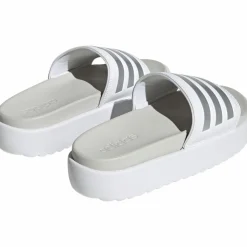 adidas Badeschuhe<· Adilette Platform ftwr white-zero metallic-grey one