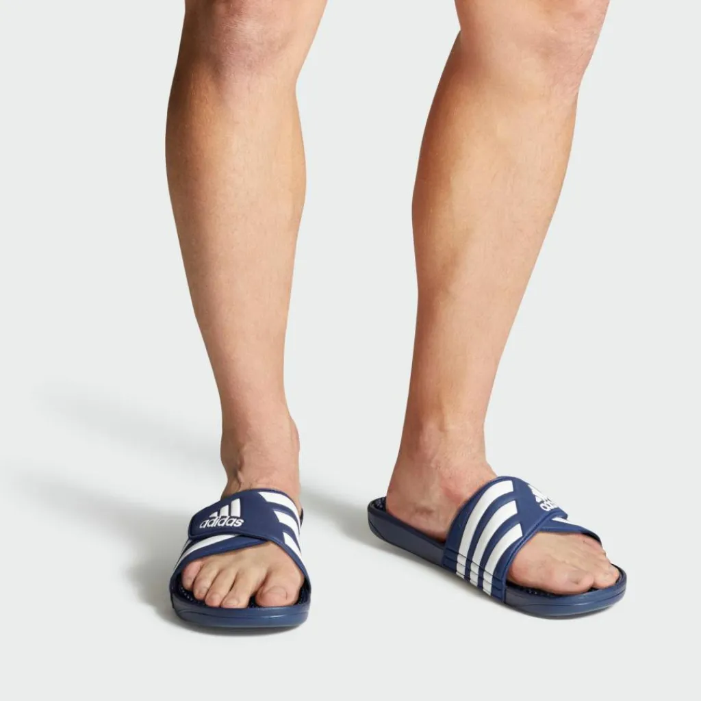 adidas Schwimmen|Streetwear<· ADISSAGE dkblue-ftwwht-dkblue