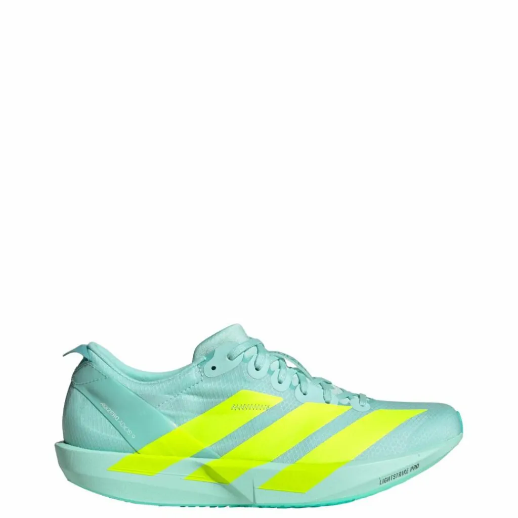 adidas Laufschuhe<· Adizero Adios 9 Laufschuh Semi Flash Aqua / Lucid Lemon / Mint Ton