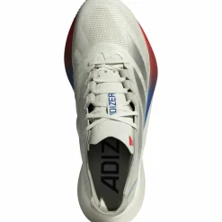 adidas Laufschuhe<· ADIZERO BOSTON 12 core white-matte silver-pure ruby