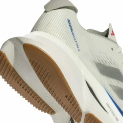 adidas Laufschuhe<· ADIZERO BOSTON 12 core white-matte silver-pure ruby