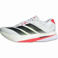 adidas Laufschuhe<· Adizero Boston 13 Schuh Cloud White / Core Black / Lucid Red
