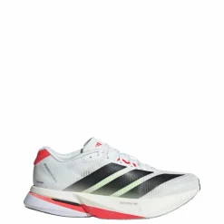adidas Laufschuhe<· Adizero Boston 13 Schuh Cloud White / Core Black / Lucid Red