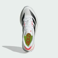 adidas Laufschuhe<· Adizero Boston 13 Schuh Cloud White / Core Black / Lucid Red