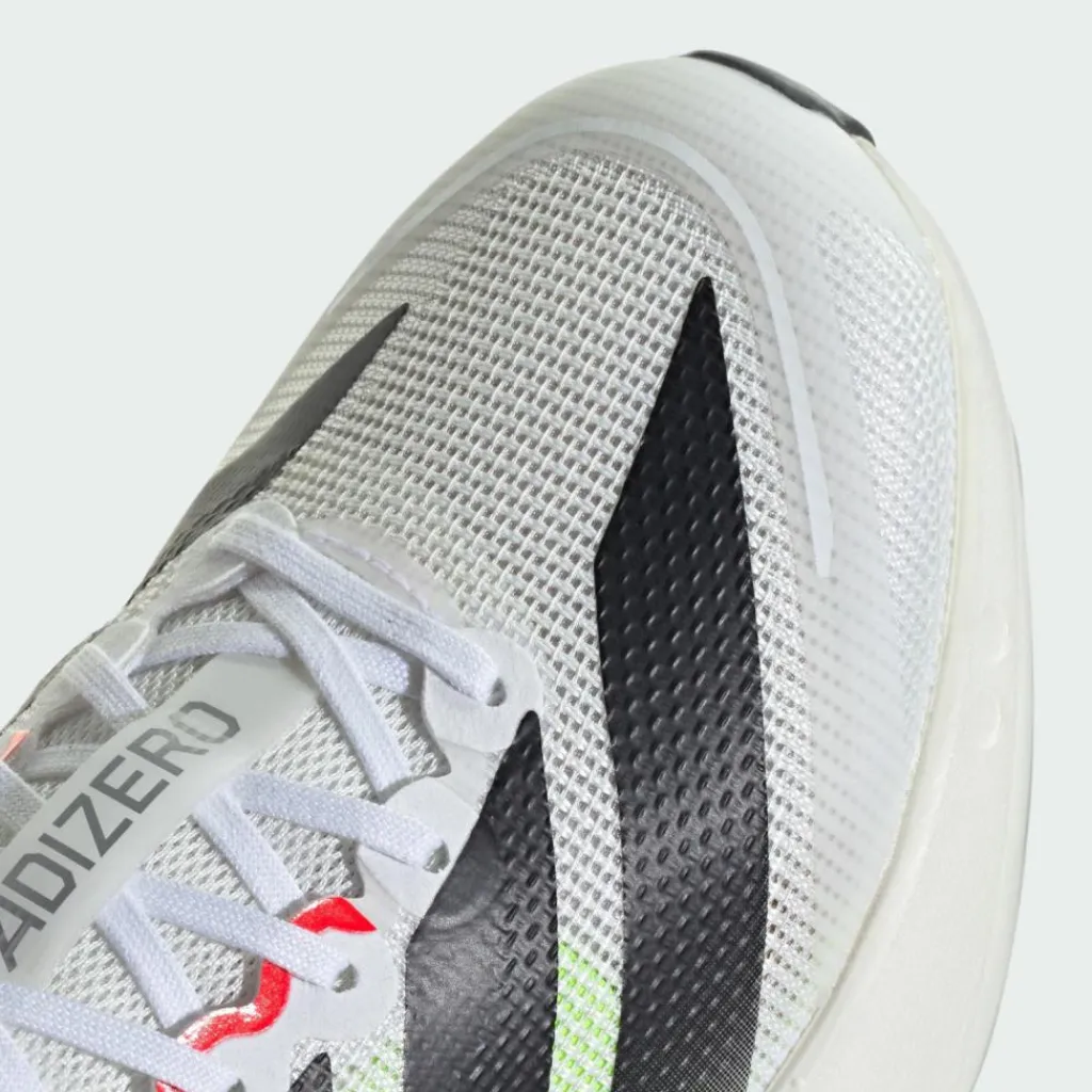 adidas Laufschuhe<· Adizero Boston 13 Schuh Cloud White / Core Black / Lucid Red