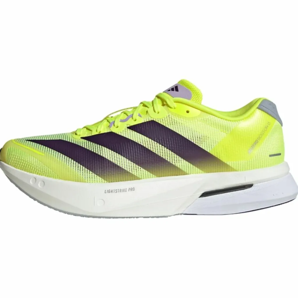 adidas Laufschuhe<· Adizero Boston13 Schuh Solar Yellow / Aurora Plum / Powder Plum