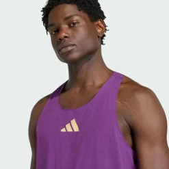 · Adizero Road to Records Singlet Herren Tops & Tanks
