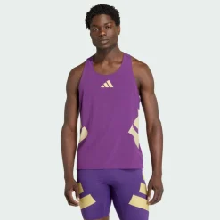 · Adizero Road to Records Singlet Herren Tops & Tanks