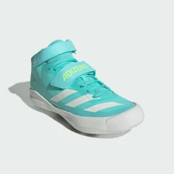 adidas Laufschuhe|Laufschuhe<· Adizero Running Speerwurfschuh Flash Aqua / Zero Metalic / Lucid Lemon