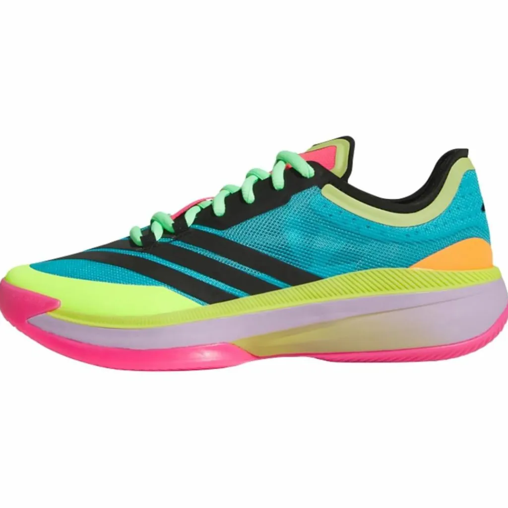adidas Basketball|Basketball<· Adizero Select 2.0 Low Sneaker Lucid Pink / Powder Plum / Preloved Lime