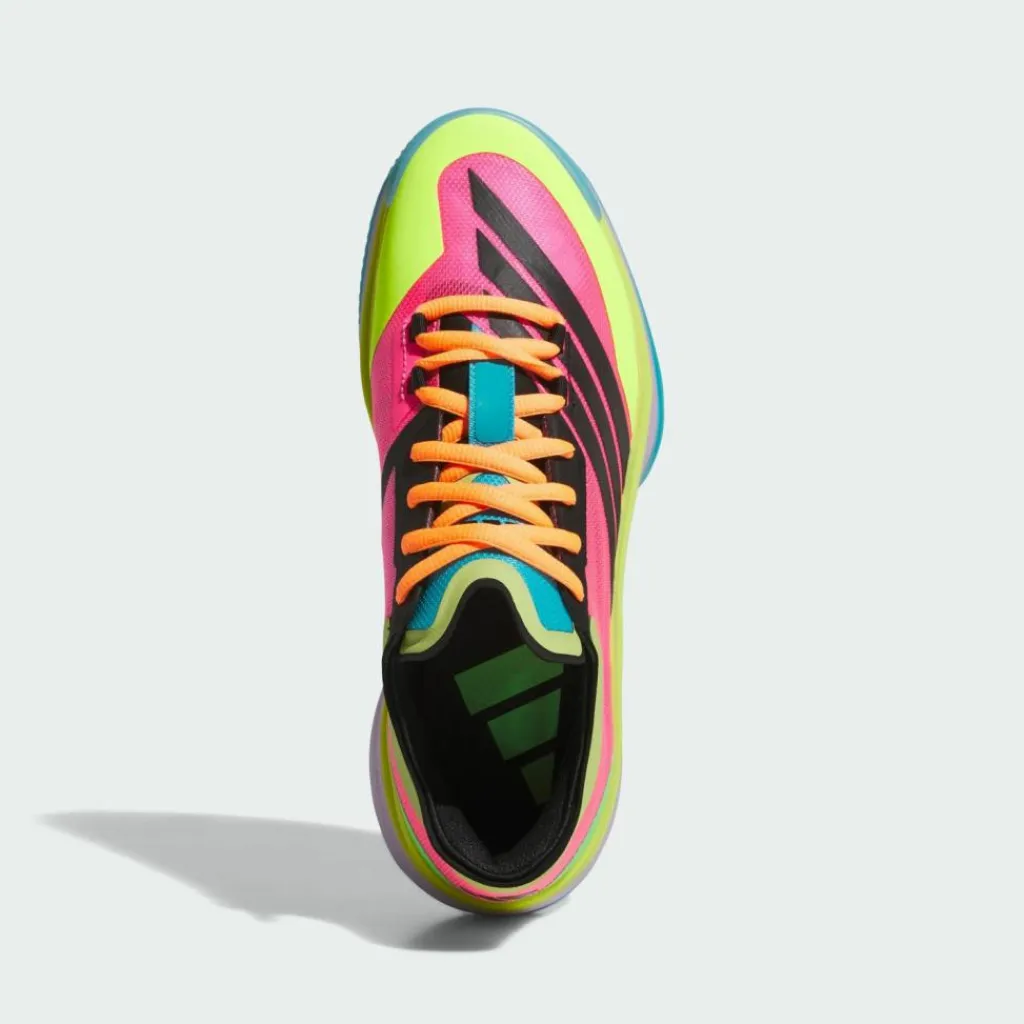 adidas Basketball|Basketball<· Adizero Select 2.0 Low Sneaker Lucid Pink / Powder Plum / Preloved Lime
