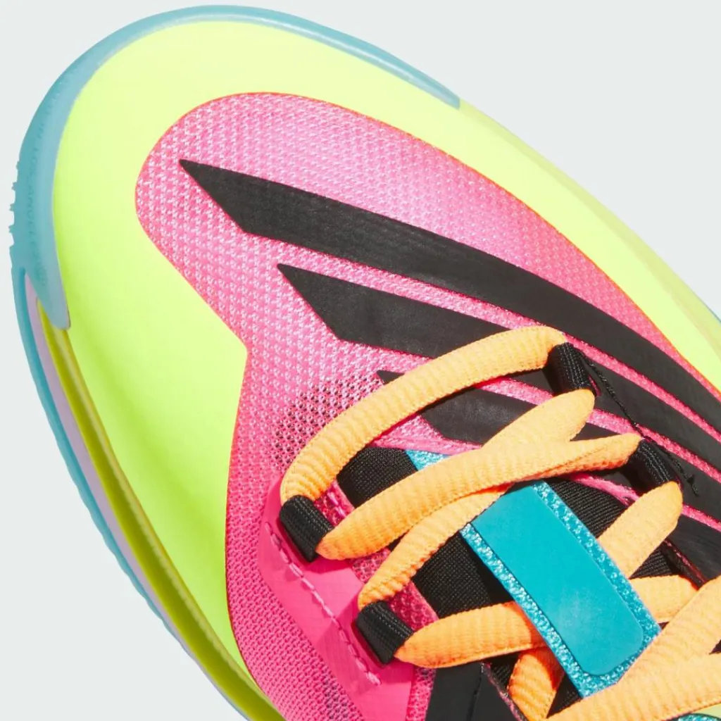 adidas Basketball|Basketball<· Adizero Select 2.0 Low Sneaker Lucid Pink / Powder Plum / Preloved Lime
