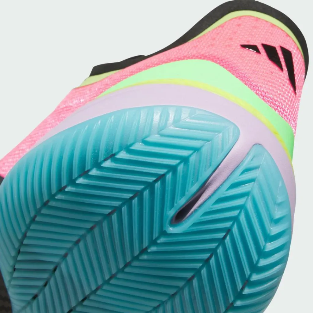 adidas Basketball|Basketball<· Adizero Select 2.0 Low Sneaker Lucid Pink / Powder Plum / Preloved Lime