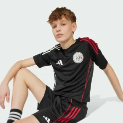 adidas Shorts<· Ajax Tiro 25 Competition Kids Black / White / Bold Red