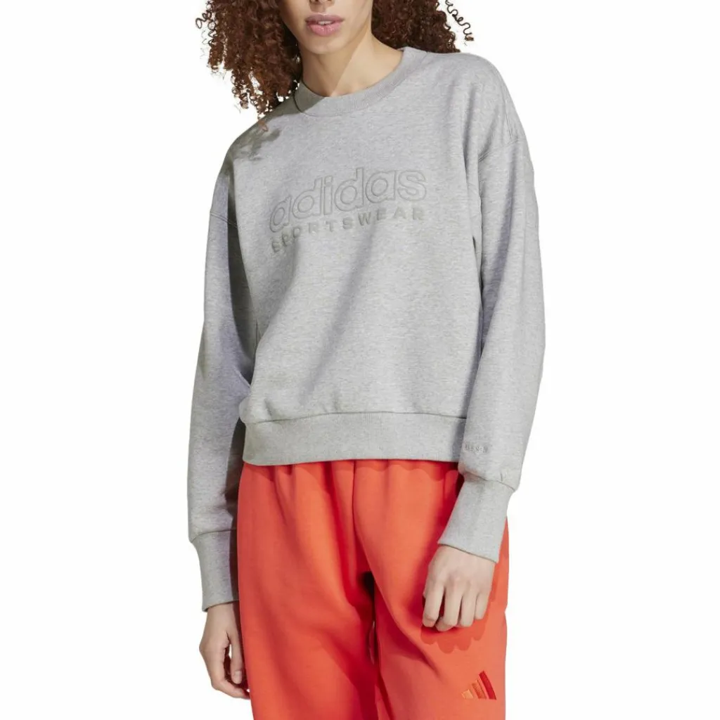 adidas Loungewear|Pullover & Sweats<· All Szn medium grey heather