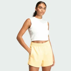 adidas Tops & Tanks<· ALL SZN RIB TANKTOP Off White