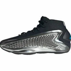 adidas Basketball|Basketball<· Anthony Edwards 1 Low Basketballschuh Core Black / Silver Metallic / Core Black