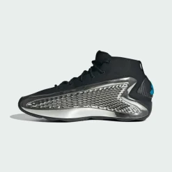 adidas Basketball|Basketball<· Anthony Edwards 1 Low Basketballschuh Core Black / Silver Metallic / Core Black