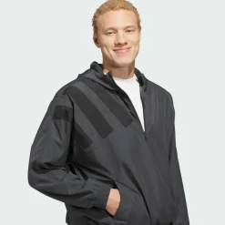 adidas Basketball|Basketball<· AnthonyEdwardsAnorakPullover Carbon