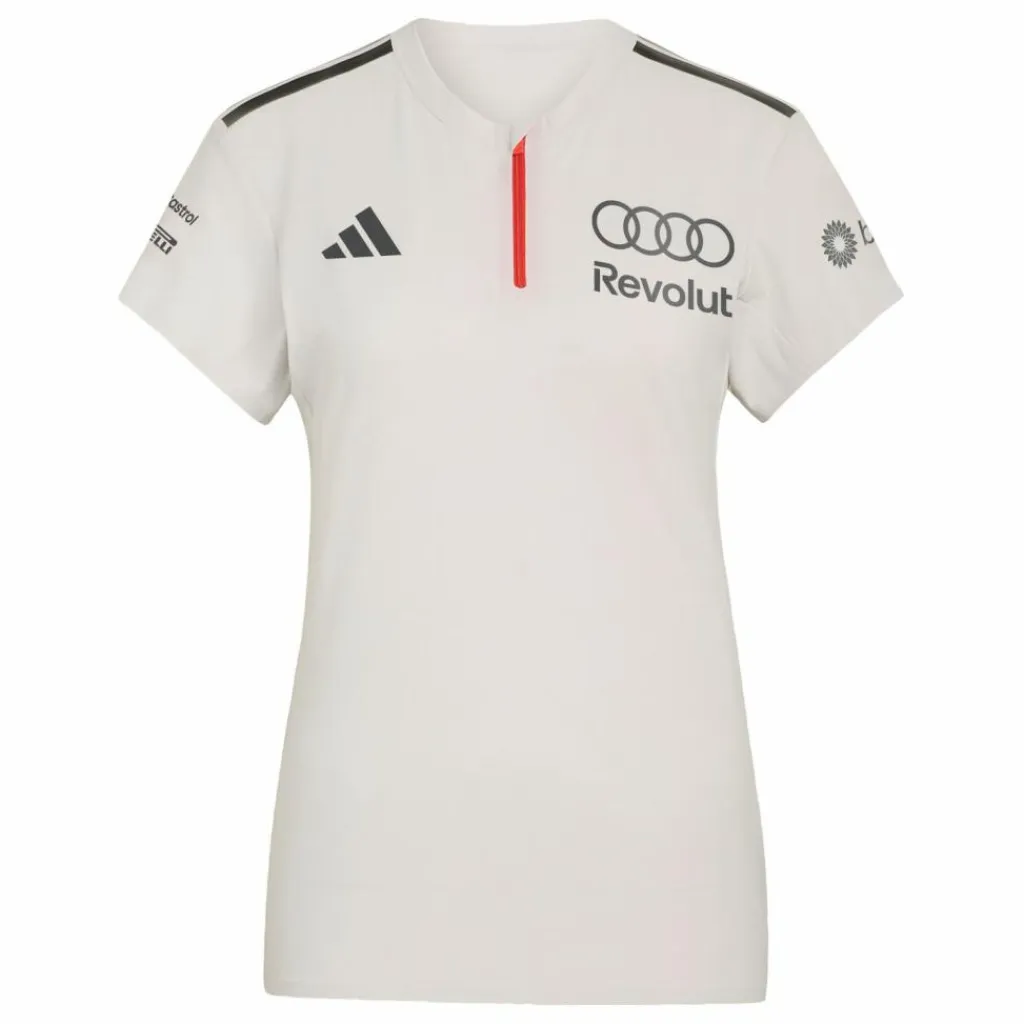 adidas Tops & Tanks<· AUDI REVOLUT F1 TEAM Chalk Pearl / Iron Metallic