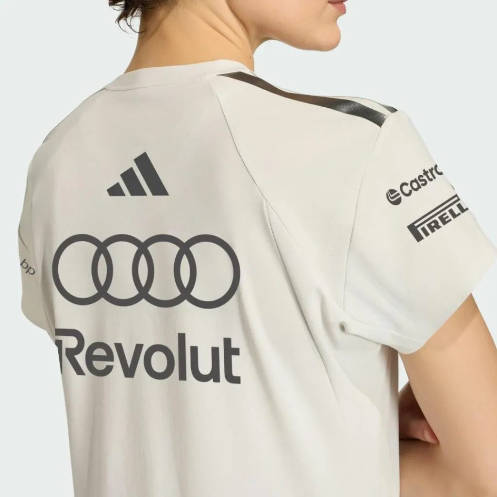 adidas Tops & Tanks<· AUDI REVOLUT F1 TEAM Chalk Pearl / Iron Metallic