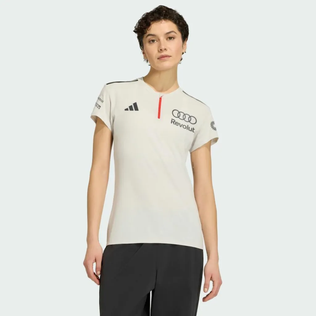 adidas Tops & Tanks<· AUDI REVOLUT F1 TEAM Chalk Pearl / Iron Metallic
