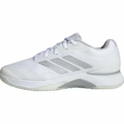 adidas Tennis<· Avacourt 3 Clay Tennisschuh Cloud White / Silver Metallic / Dash Grey