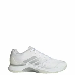 adidas Tennis<· Avacourt 3 Clay Tennisschuh Cloud White / Silver Metallic / Dash Grey