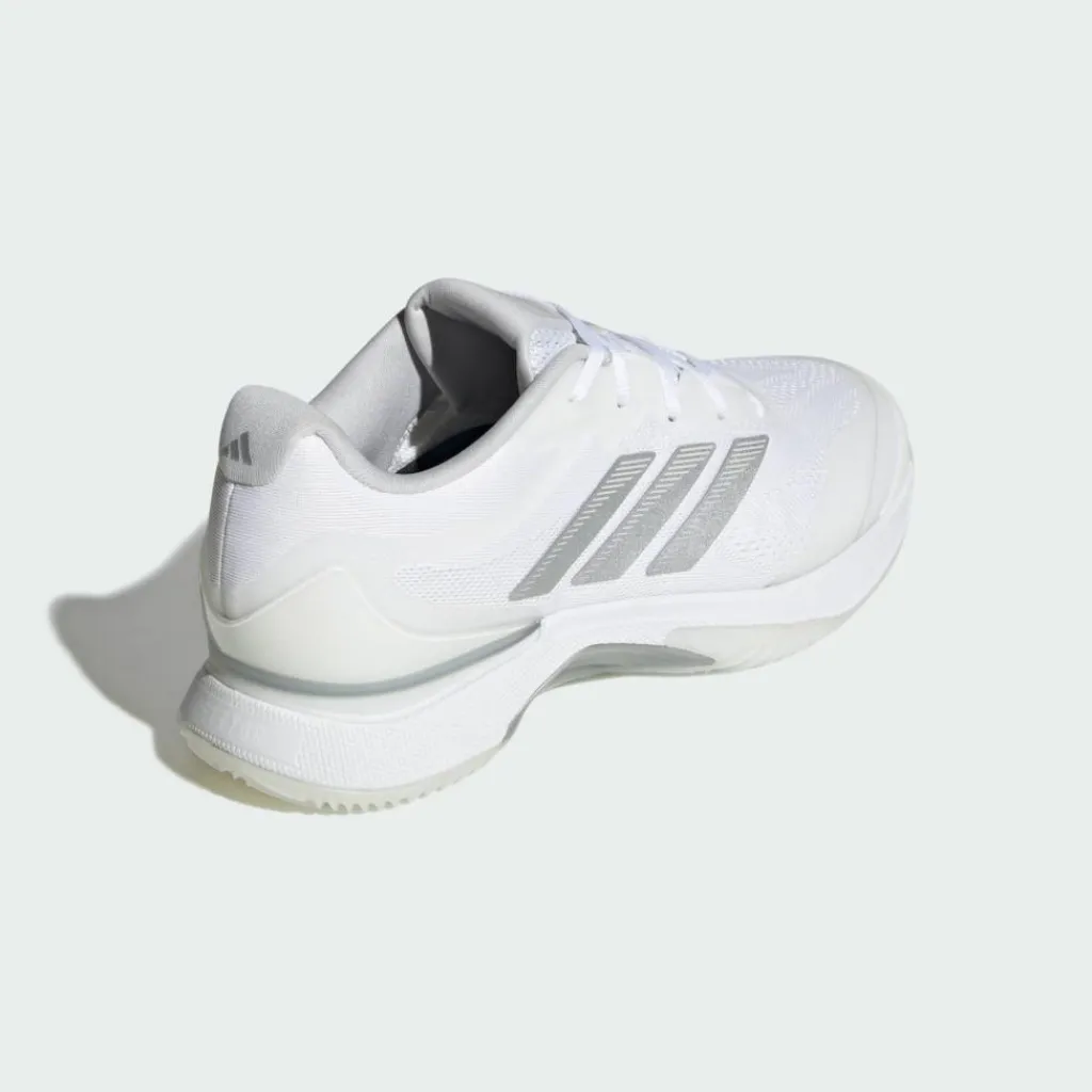 adidas Tennis<· Avacourt 3 Clay Tennisschuh Cloud White / Silver Metallic / Dash Grey