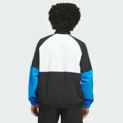 adidas Übergangsjacken<· BEYOND TWISTWEAVE FULL-ZIP WINDBREAKER Black / White